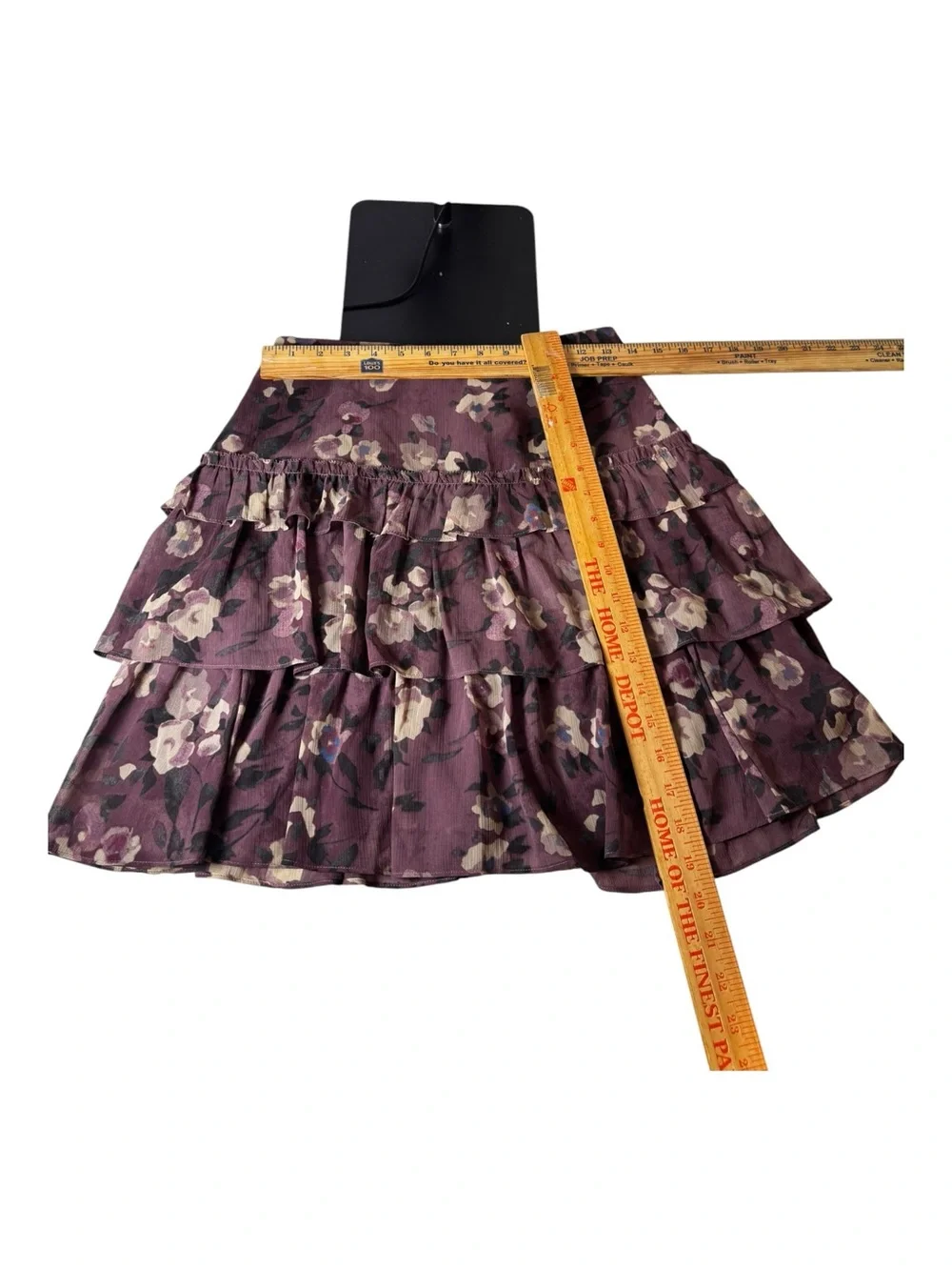 NWT LAUREN Ralph Lauren Floral Print Tiered Ruffle Georgette Skirt Size 2P